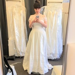 Linen Wedding Dress
